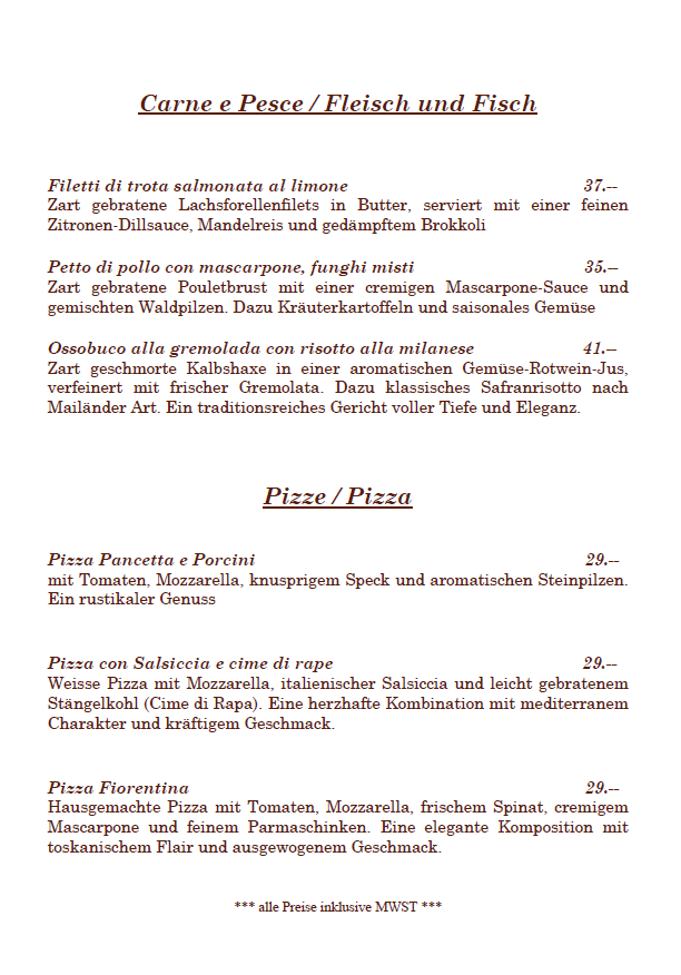 Menu Restaurant Il Faro Herrliberg-2